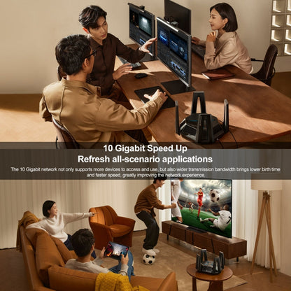 Original Xiaomi WiFi Router 10 Gigabit Tri-Band Wireless Mesh Network Game Acceleration Repeater, US Plug, 10 Gigabit