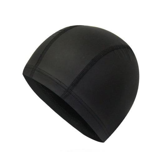 Adult Waterproof PU Coating Stretchy Swimming Cap Keep Long Hair Dry Ear Protection Swim Cap, PU Swim Cap (Black), PU Swim Cap (Blue), PU Swim Cap (Silver), PU Swim Cap (Baby Blue), PU Swim Cap (Pink)
