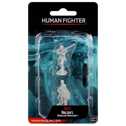 Female Human Fighter: D&D Nolzur's Marvelous Unpainted Miniatures (W9)