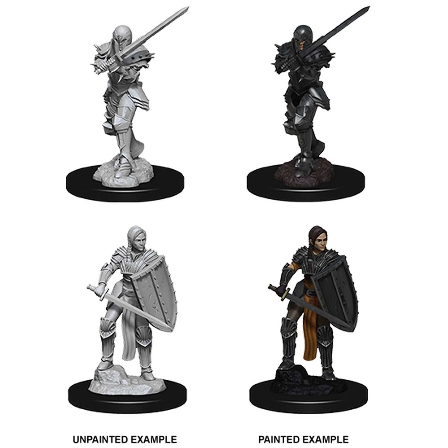 Female Human Fighter: D&D Nolzur's Marvelous Unpainted Miniatures (W9)
