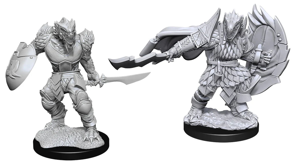 Dragonborn Fighter Male: D&D Nolzur's Marvelous Unpainted Miniatures (W15)