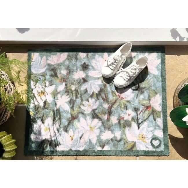 Eco-Friendly Washable Floral Mat