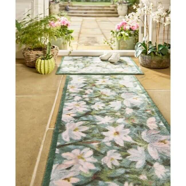Eco-Friendly Washable Floral Mat