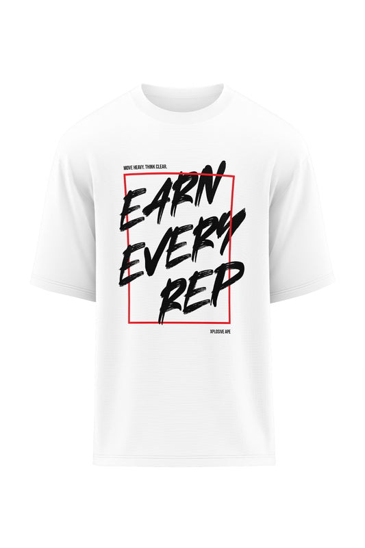 XAPE Weight Warp Oversized Tee - White