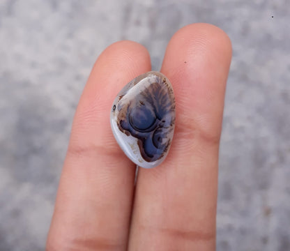 Freeform dendritic agate (Cabochon)