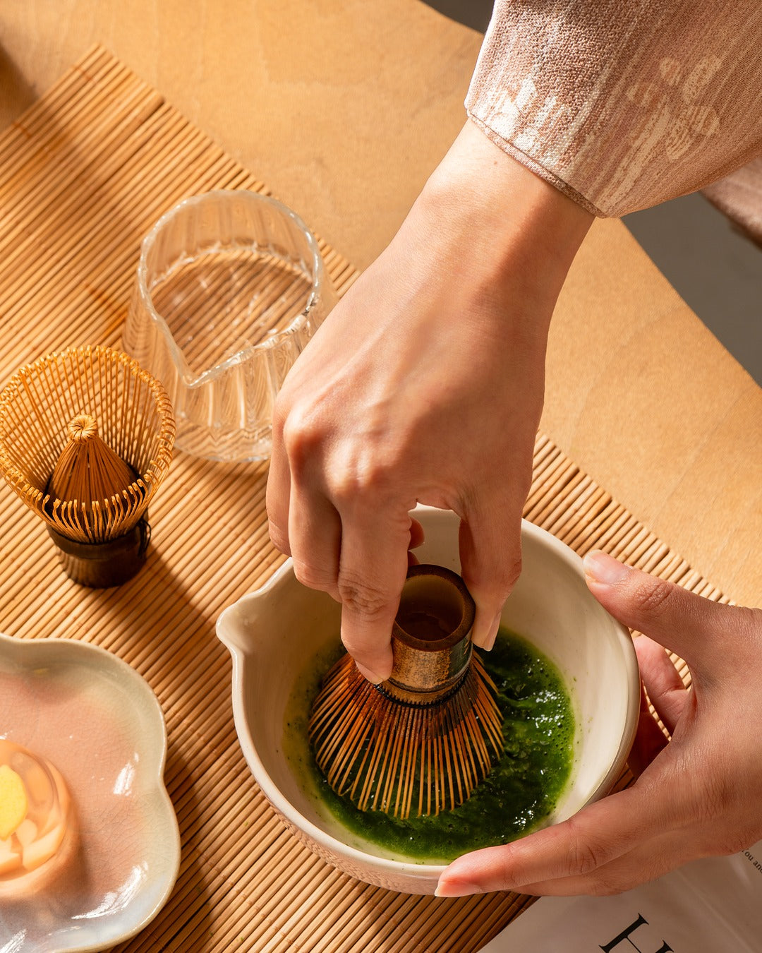 Dark Brown Matcha Bamboo Whisk