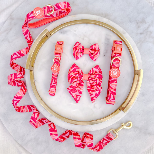 Wyld Cub - Adjustable Dog Collar: Kew Honeysuckle