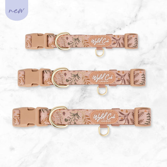 Wyld Cub - Adjustable Dog Collar: Chiswick Nutmeg