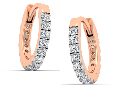 Natural Diamonds Earrings