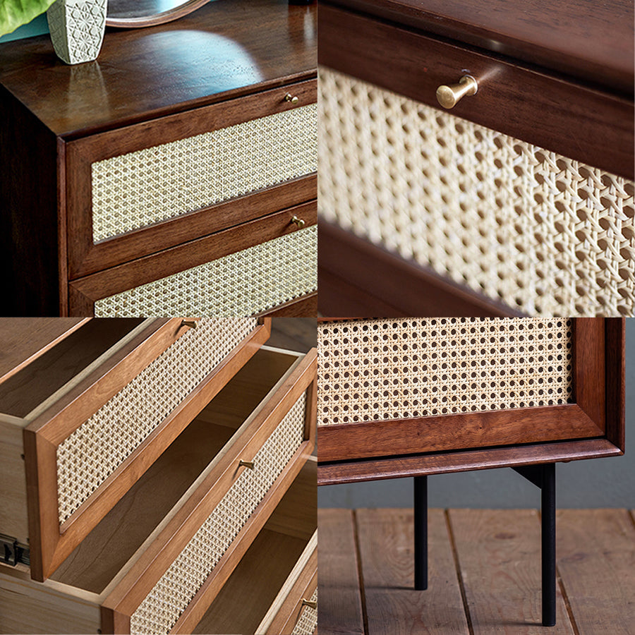 Xavier Sideboard, Side Cabinet, Rattan