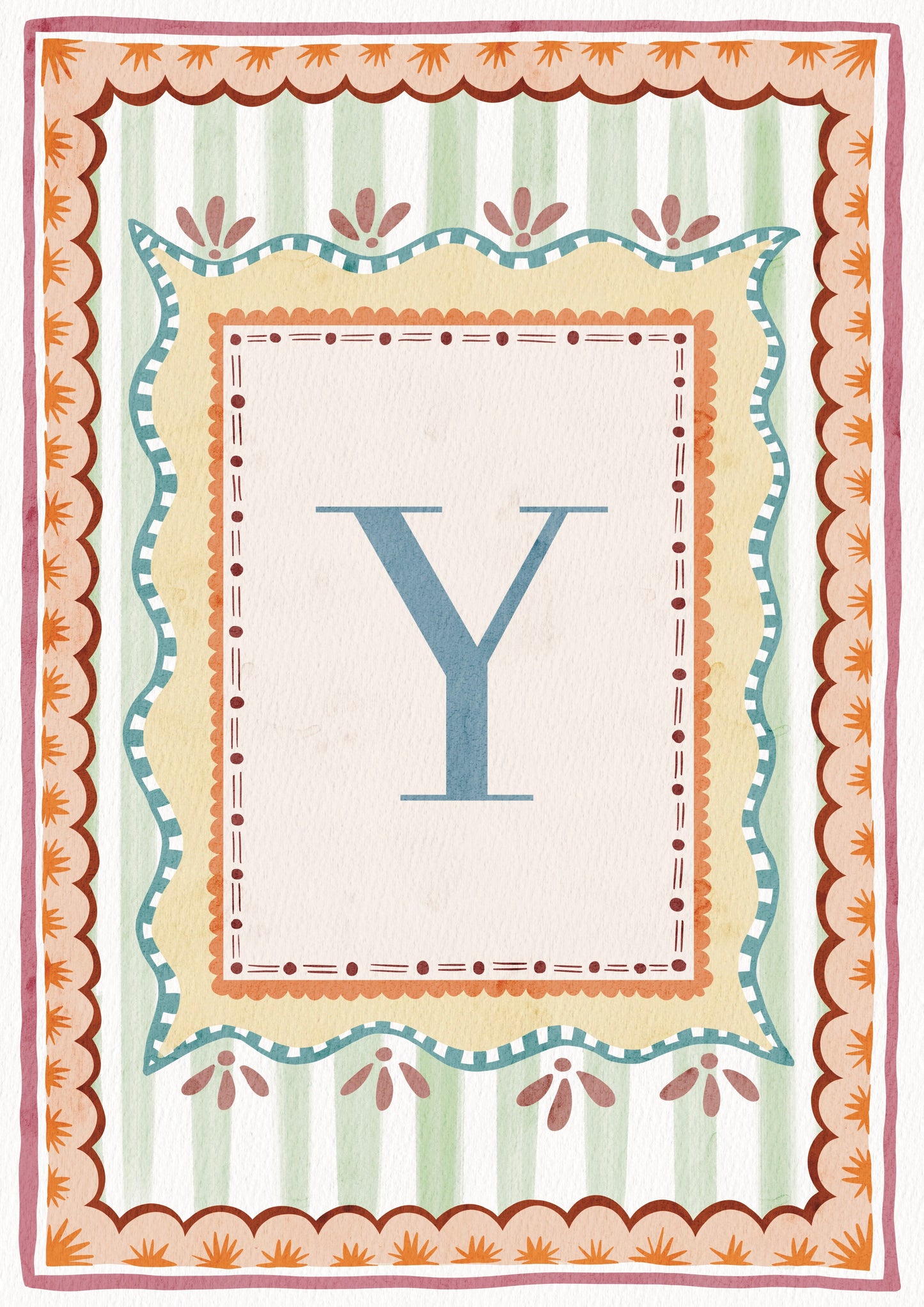 ALPHABET LETTERS ~ Blue / Pink / Green /