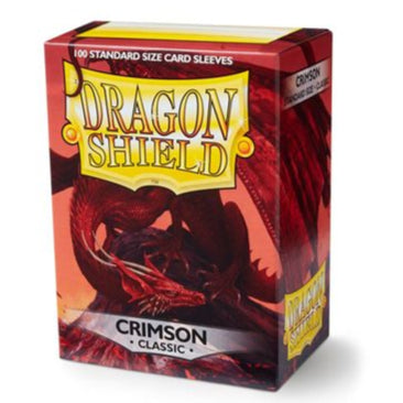 Dragon Shield - Classic Standard Size Sleeves 100pk - Crimson