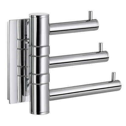 Smedbo Pool Triple Swing Hook ZK327 Polished Chrome