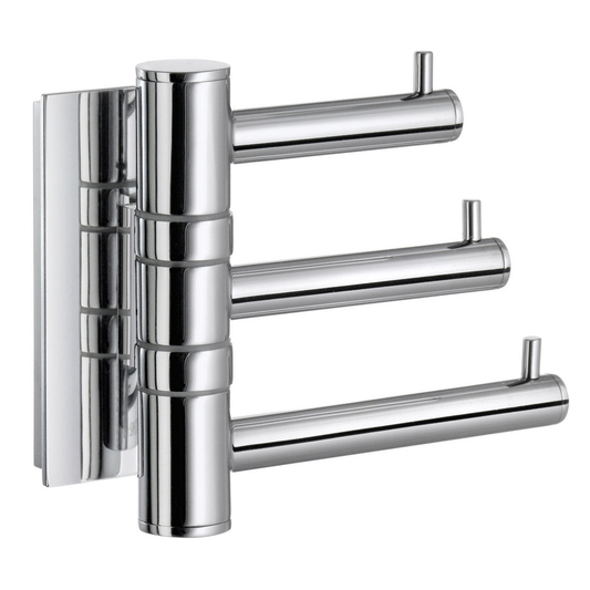 Smedbo Pool Triple Swing Hook ZK327 Polished Chrome