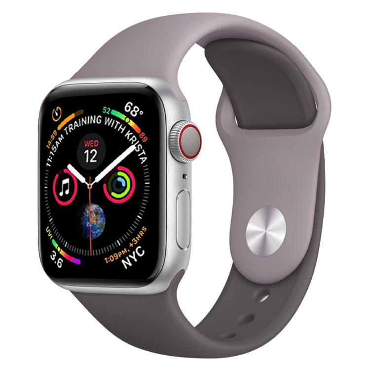 Double Colors Silicone Watch Band for Apple Watch Series 3 & 2 & 1 38mm (White+Red)