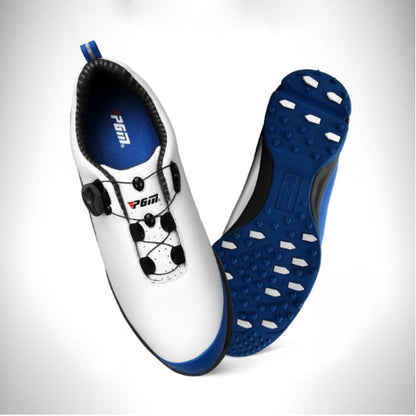 PGM Golf Waterproof Rotary Buckle Shoe Sneakers for Men, 41, 45, 40, 42, 43, 44