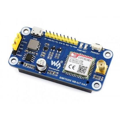 Waveshare NB-IoT HAT for Raspberry Pi, for Europe, Asia, Africa, Australia, NB-IoT HAT