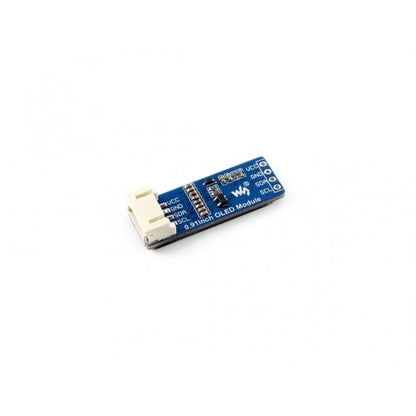 Waveshare 0.91 inch OLED Display Module, 128x32 Pixels, I2C Interface, 14657