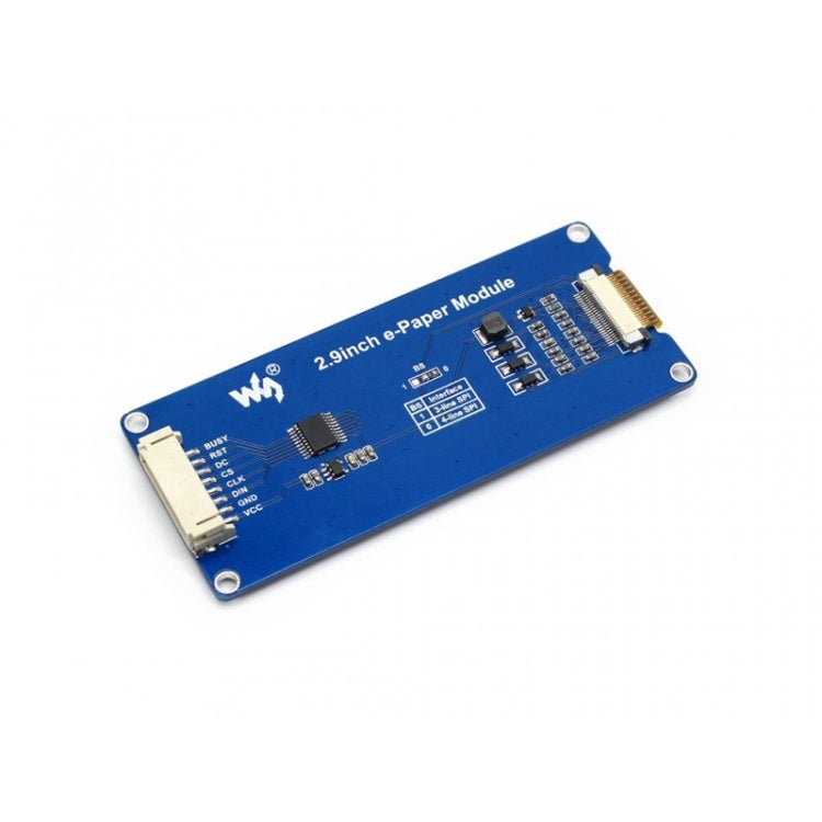 Waveshare 2.9 inch 296x128 Pixel E-Ink Three-color Display Module, 13339