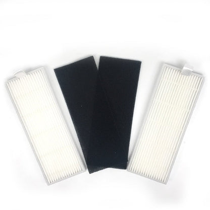 XI221 2 Pairs K614 Side Brushes + I205 Initial Effect Filter + 2 PCS I207 Filters Set for ILIFE A4 / A4S / A6