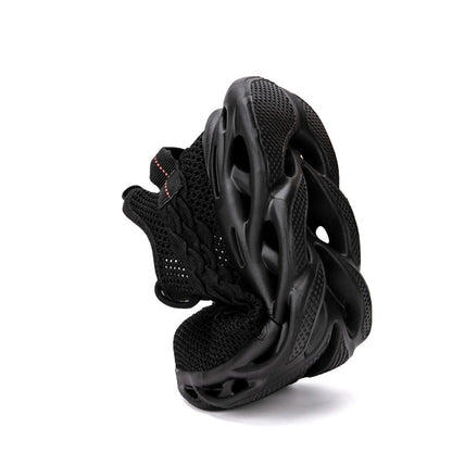 Jiefu Breathable Flying Fabric Anti Smashing And Anti Piercing Insulating Safety Shoes, 36, 40, 41, 42, 45