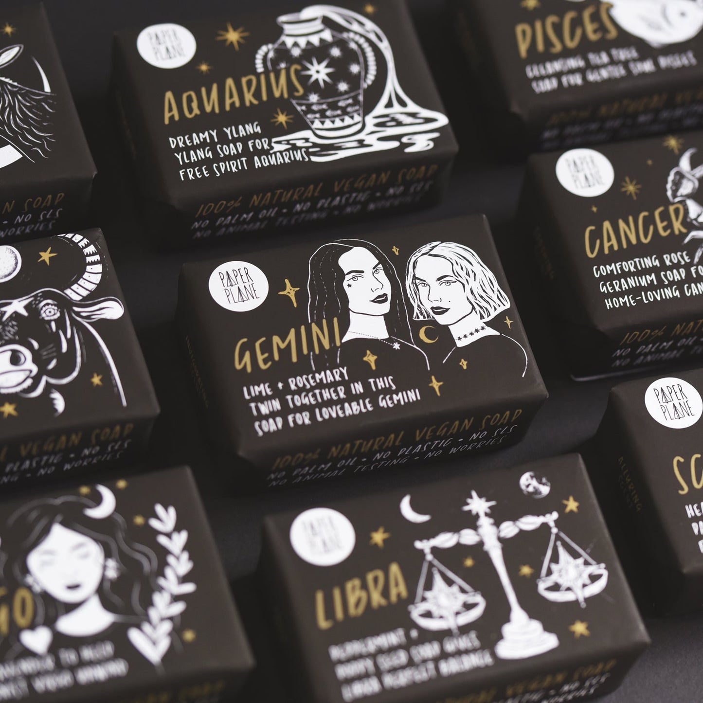 Capricorn Star Sign Zodiac Bar - Natural and Vegan Horoscope Soap