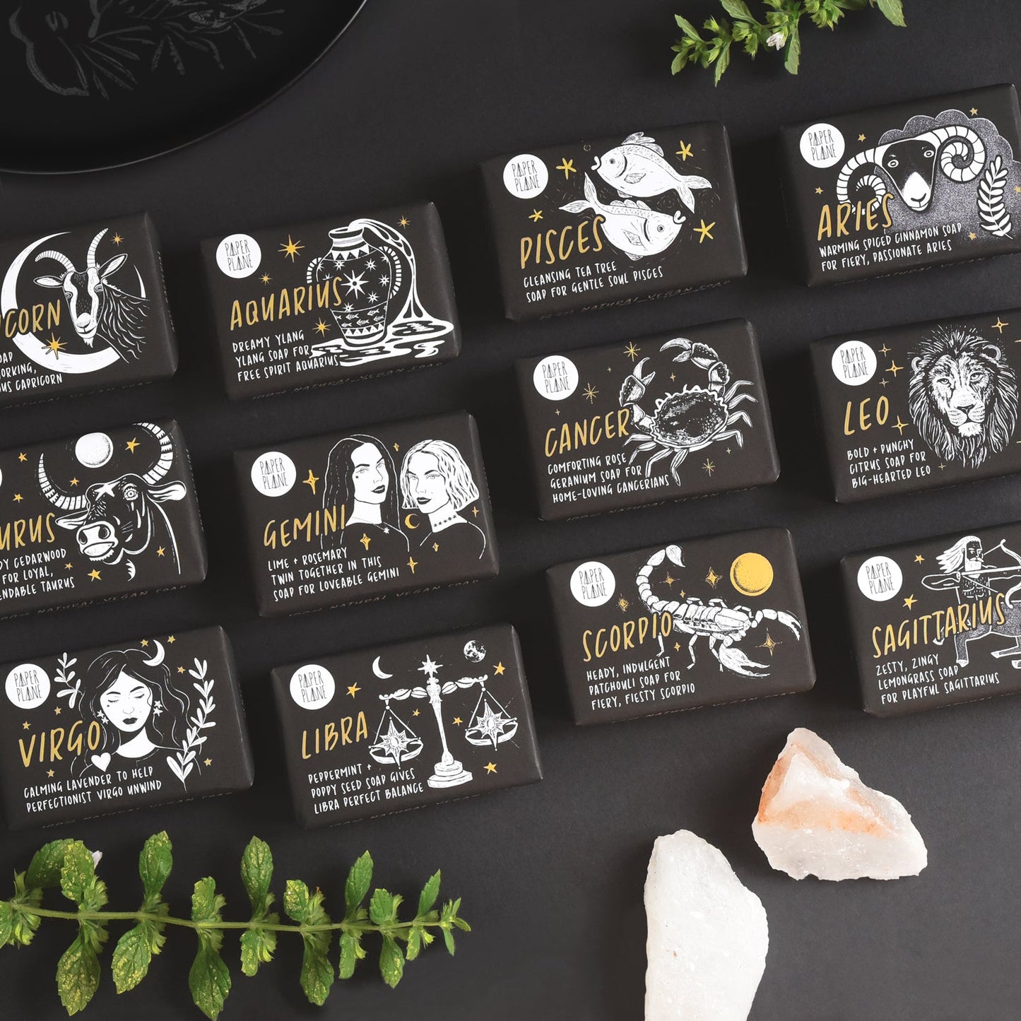 Capricorn Star Sign Zodiac Bar - Natural and Vegan Horoscope Soap