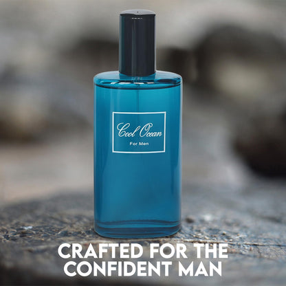 A CENTER Cool Ocean Cologne for Men | Long-Lasting 3.4 oz