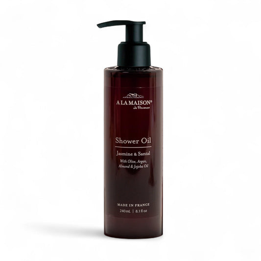 A LA MAISON Cleansing Shower Oil – Jasmine & Santal | Hydrating Oil-to-Lather