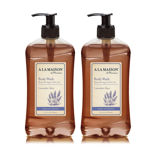 A La Maison Lavender Aloe Body Wash 25.36 fl oz – 2 Pack