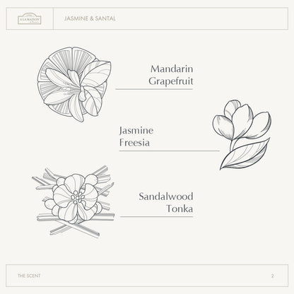 A LA MAISON Cleansing Shower Oil – Jasmine & Santal | Hydrating Oil-to-Lather