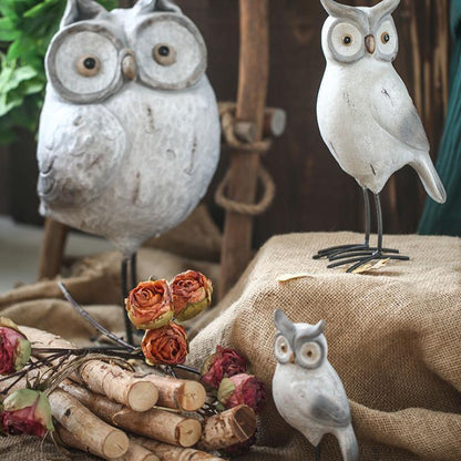 A Set Of Three Owls, Decoration