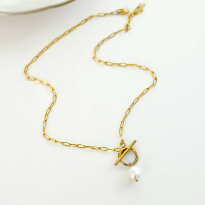 Women's Baroque Pearl Pendant Necklace