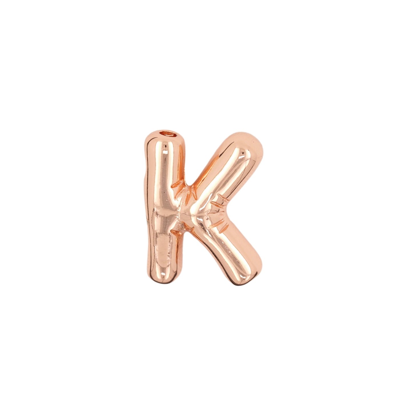 Glossy Letters Pendant Necklace