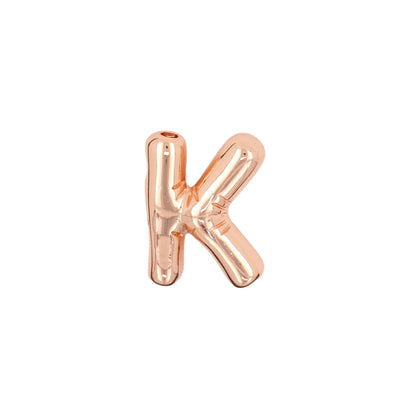Glossy Letters Pendant Necklace