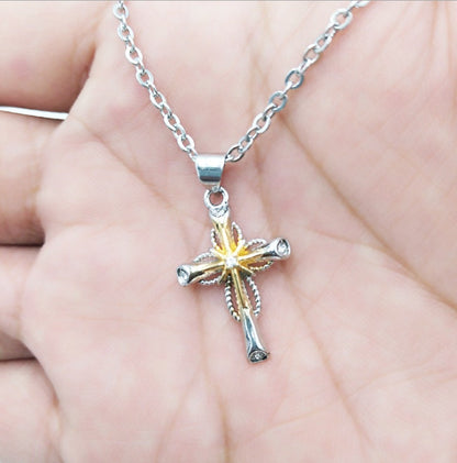 Octagonal Star Cross Necklace