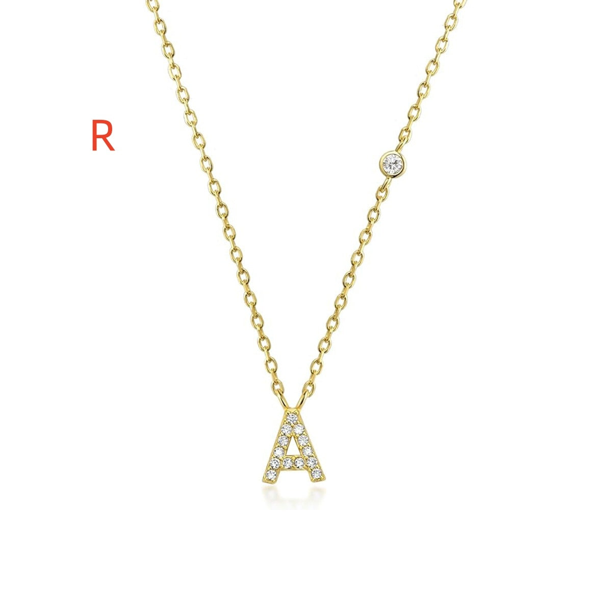 Luxury Gold A-Z 26 Letters Necklace