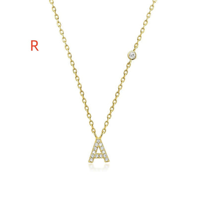 Luxury Gold A-Z 26 Letters Necklace