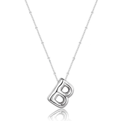 Glossy A-Z Letter Copper Pendant