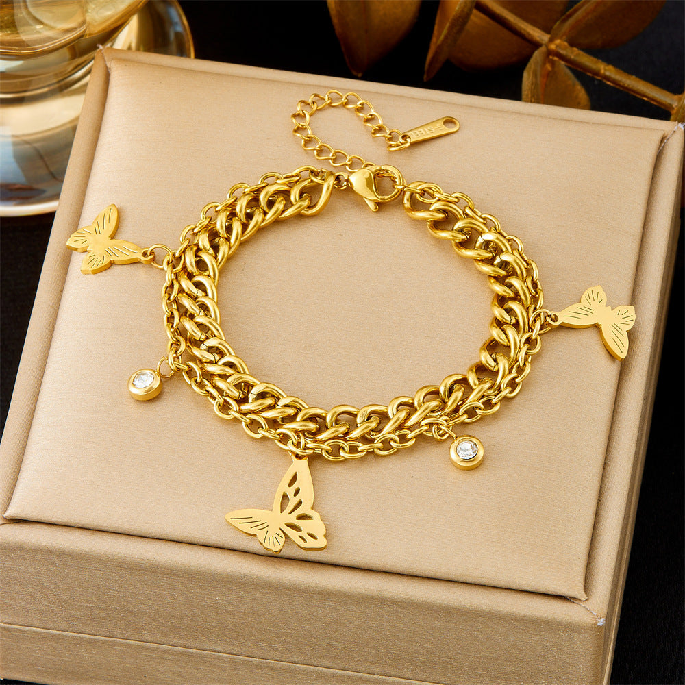 Luxury Women’s Titanium Steel Bracelets
