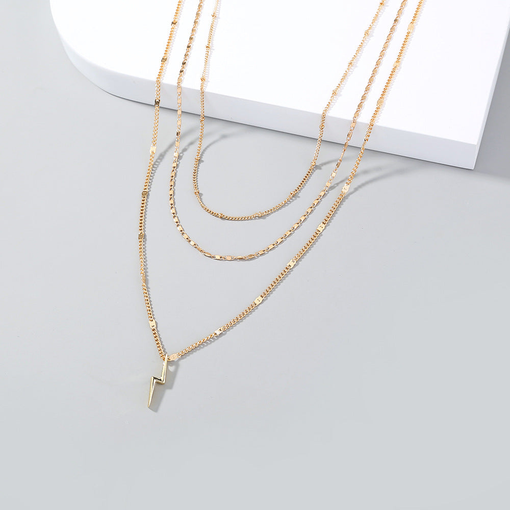 Multi-Layer Retro Clavicle Chain