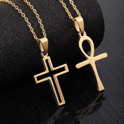 Stainless Steel Cross Necklaces