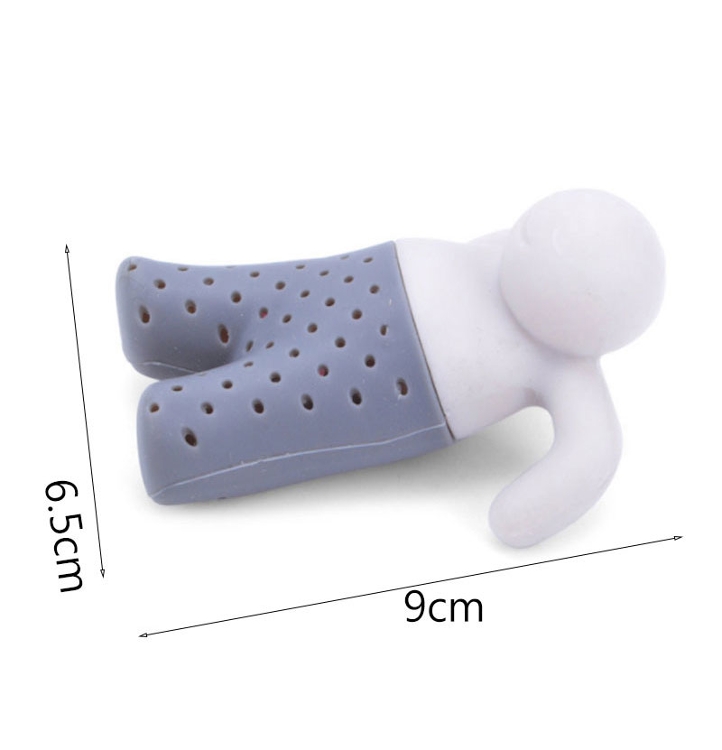 Silicone Human Shape Tea Strainer Infuser