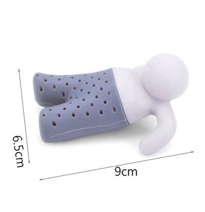Silicone Human Shape Tea Strainer Infuser
