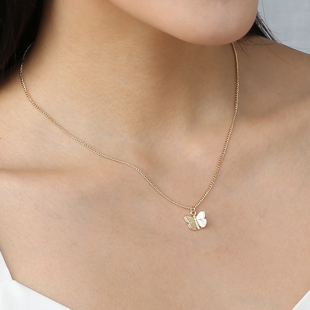 Gold Butterfly Necklace