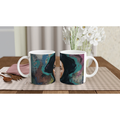 🖌️ Modern Graffiti Art Mug – Classic Masterpiece Reimagined ☕