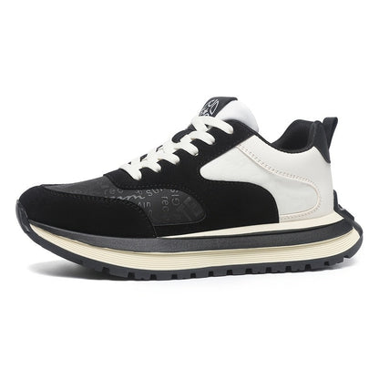 Men's Casual Sneakers - Comfortable, Non-Slip, Lace-Up Shoes with Embossed "TEAM" Design