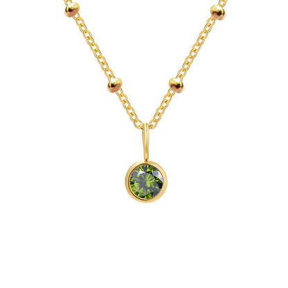 Diamond Birthstone Necklace