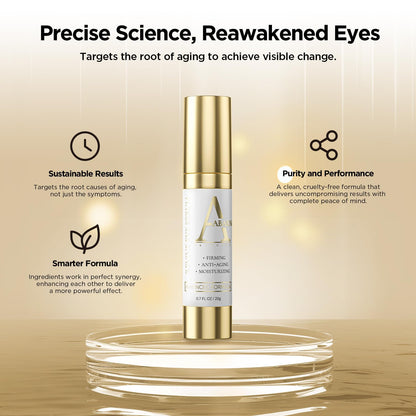 Abarno Hydrating Eye Serum - Dark Circles, Puffiness & Fine Lines (0.7 fl oz)