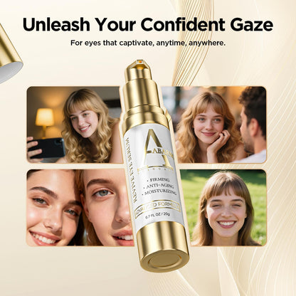 Abarno Hydrating Eye Serum – Caffeine, Retinol, Niacinamide & Peptides for Dark Circles & Puffiness | 0.7 fl oz